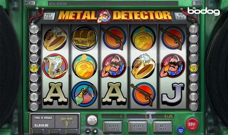 jugar metal detector