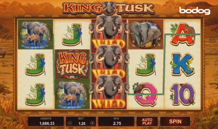 A screen shot of King Tusk