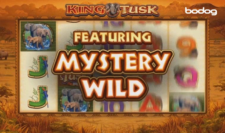Pantalla de giros en el slot King Tusk