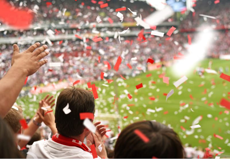 festejo estadio copa libertadores