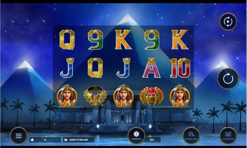 slot simbolos night with cleo