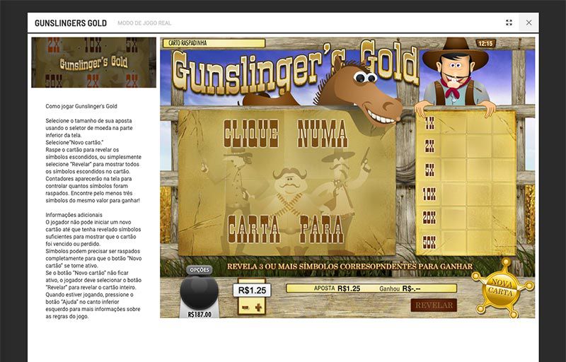 Gunslinger Gold bodog