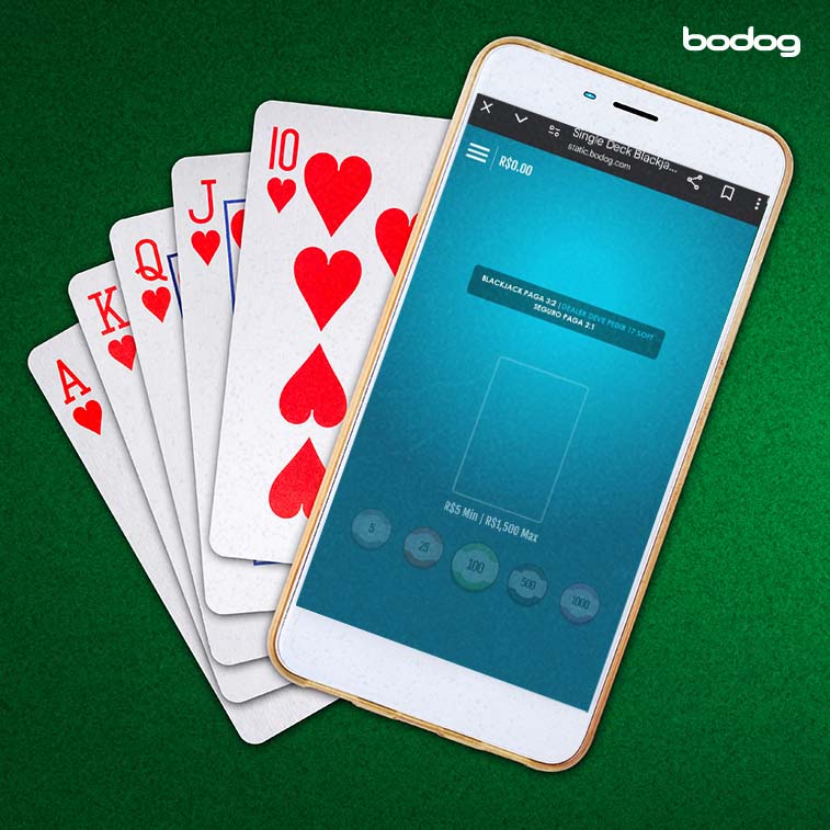 Evite erros no Blackjack praticando online com a Bodog!