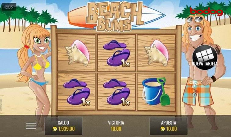 RTP y volatilidad Beach Bums