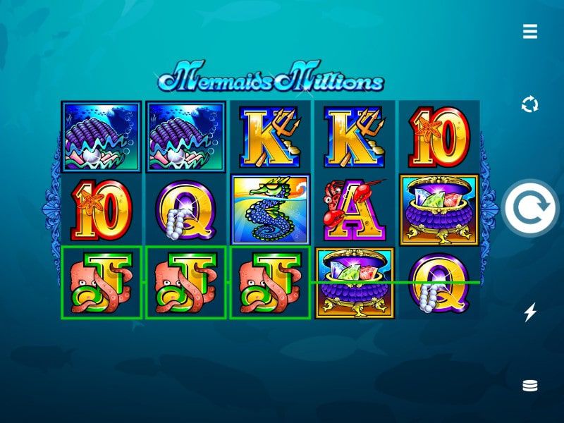 mermaids millions monedas bodog