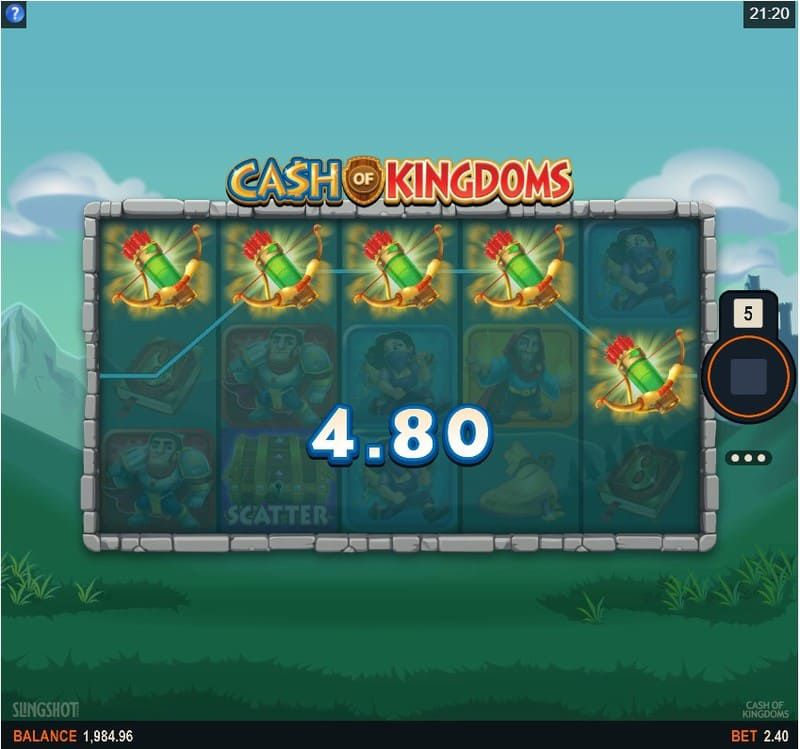 cash kingdoms arcos flechas bodog