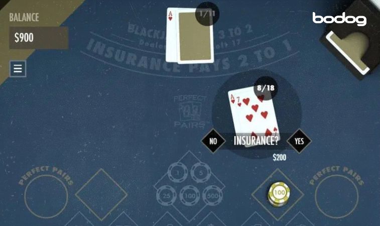 seguro blackjack 2 quando pedir uma carta