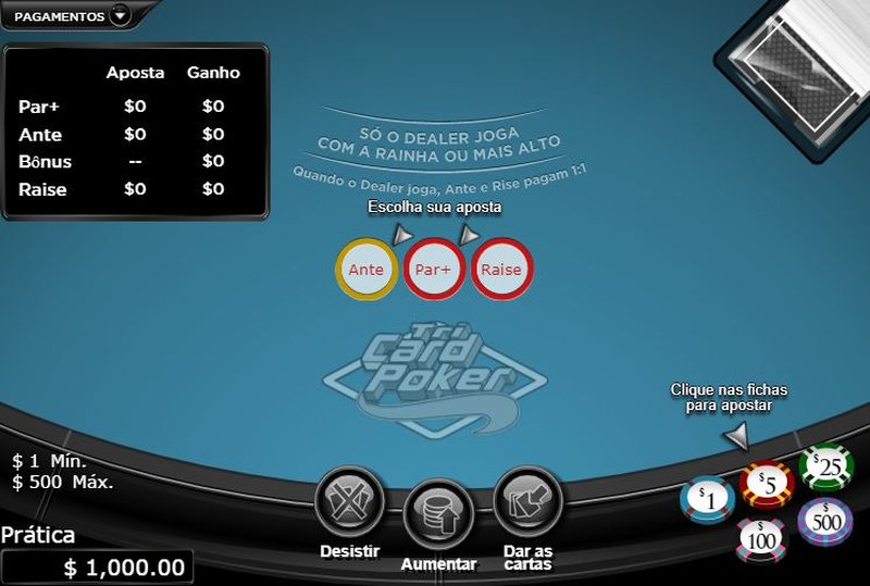 jogar tri card poker