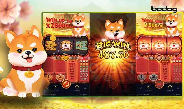 Pantalla de juego win win won mostrando los símbolos