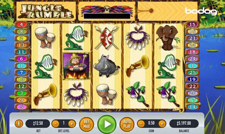 símbolos disponibles en el slot