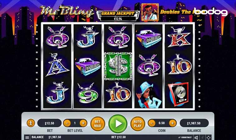 Juego tragamonedas Mr Bling
