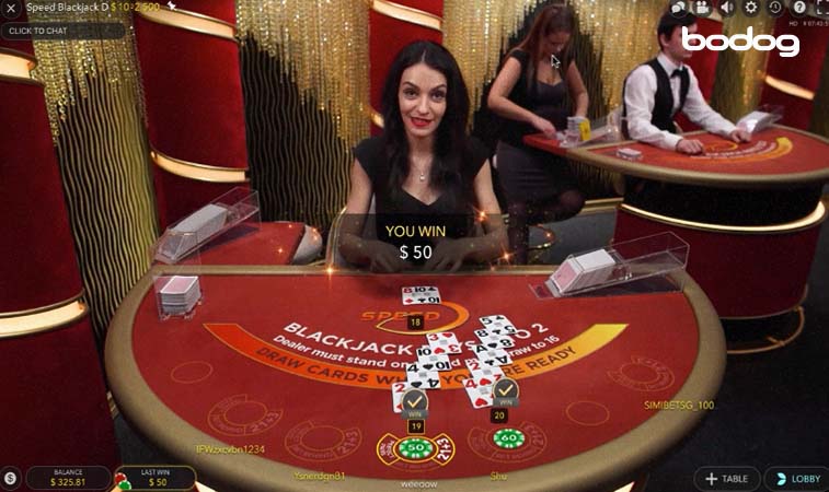 ganar speed blackjack Mano ganada en speed baccarat