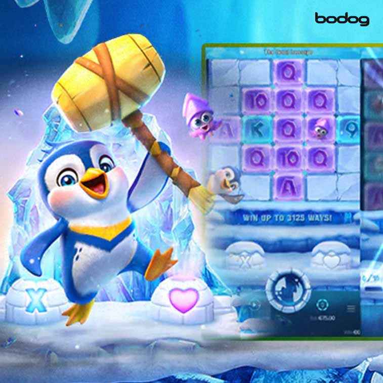 Pingüino del slot The Great Icescape