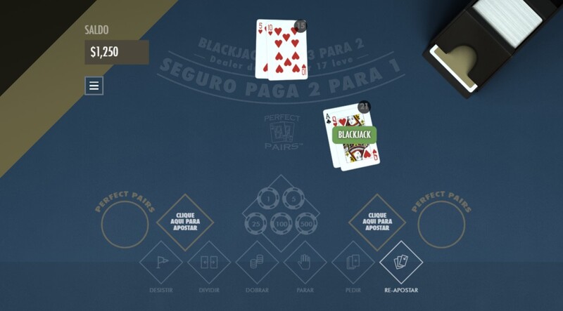 jogar blackjack perfect pairs 1