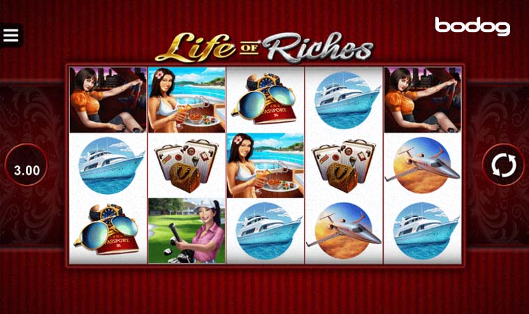 símbolos especiales del juego Life of Riches