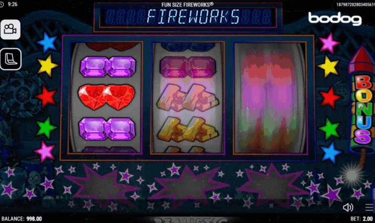 Rolos girando no Funsize Fireworks