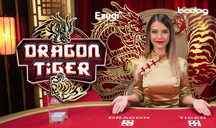 dragon tiger baccarat Crupier y logo de dragon tiger