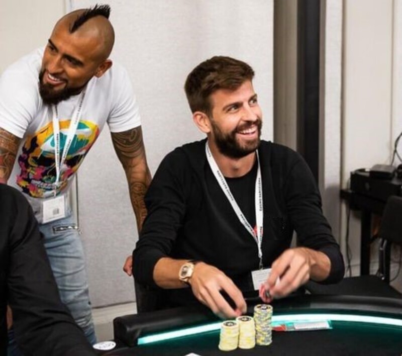 gerard pique poker