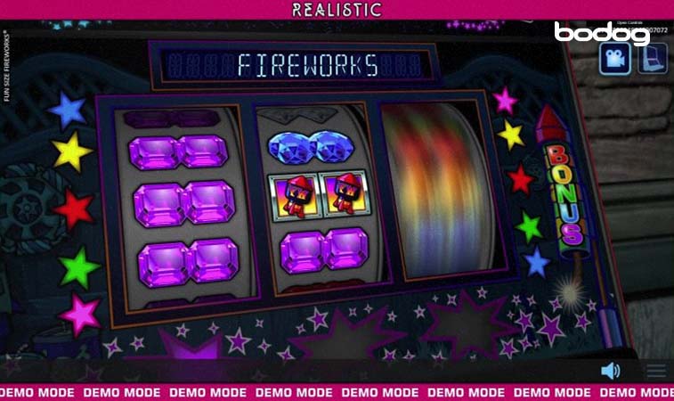 Version demo del slot Funsize Fireworks