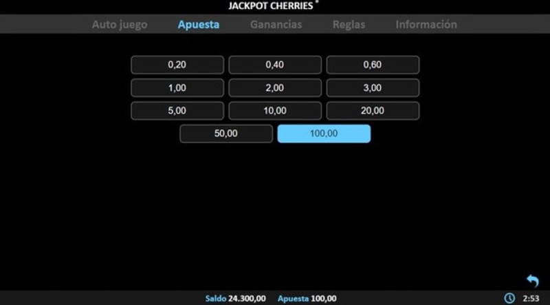 apuestas jackpot cherries