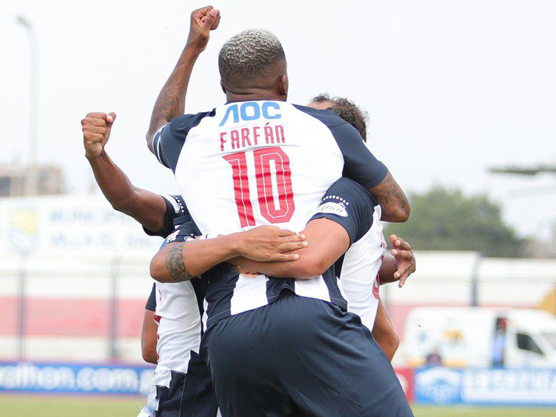 festejo farfan alianza lima