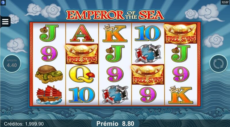 rodadas gratis emperor sea