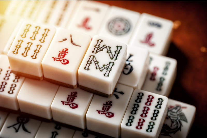 fichas mahjong