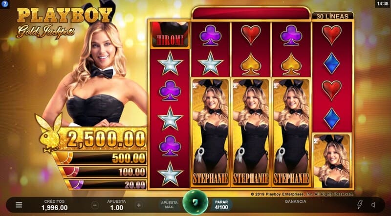 jugar playboy gold jackpots