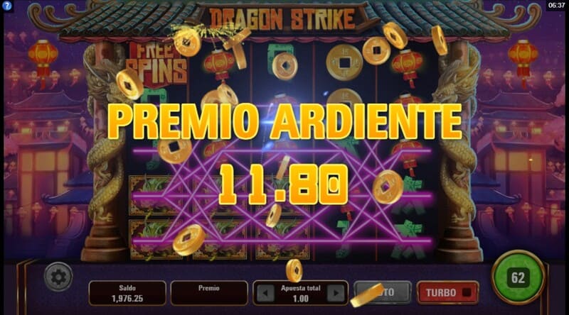 premios dragon strike