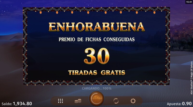 premios magic of sahara