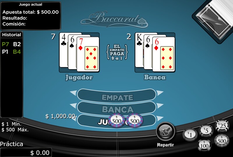 punto banca juegos casino