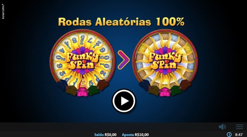 rodas aleatorioas funky spin