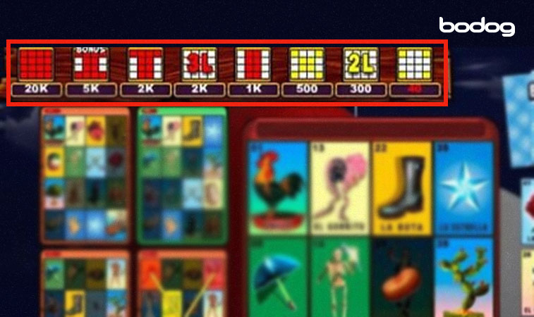 Líneas de pago y apuestas