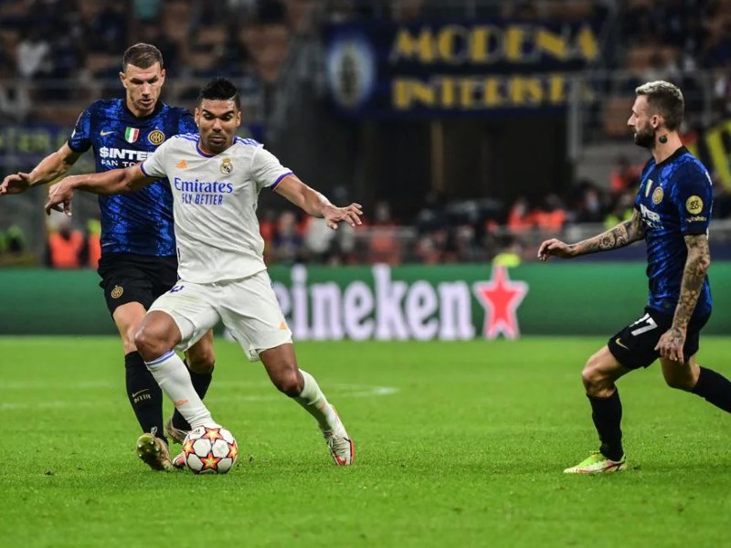 casemiro real madrid inter