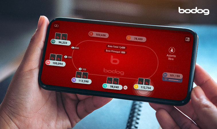 sit go celular 1 Móvil en una ronda en vivo de poker en Bodog