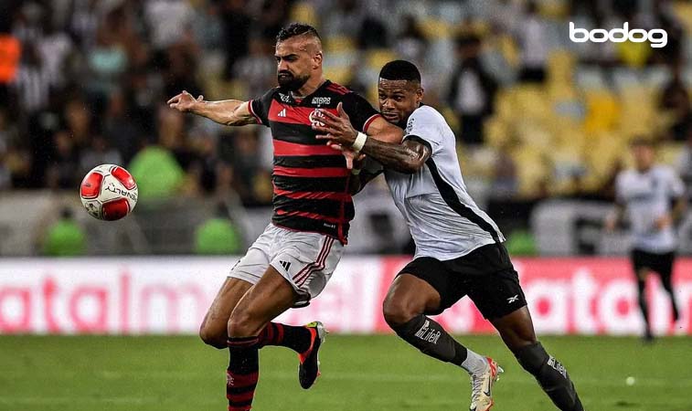 Último enfrentamento entre Botafogo e Flamengo