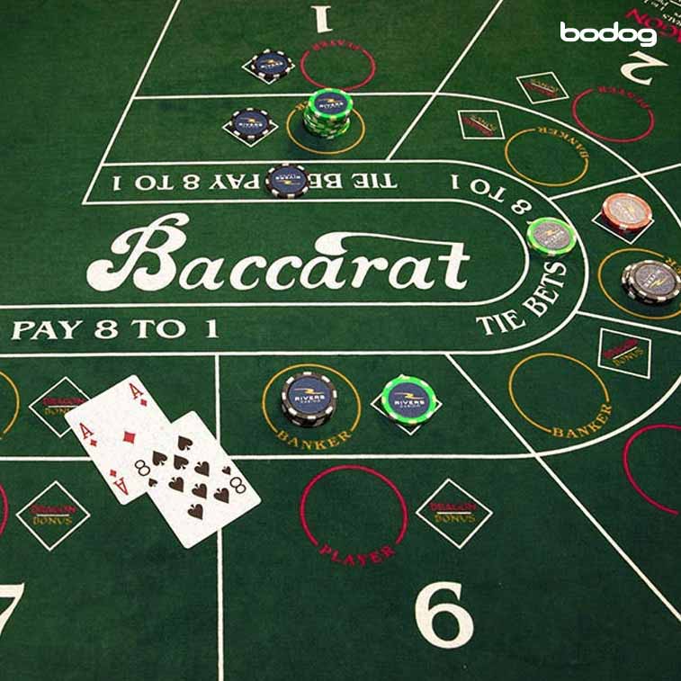 ¡Juega y apuesta dentro del Baccarat de Bodog!