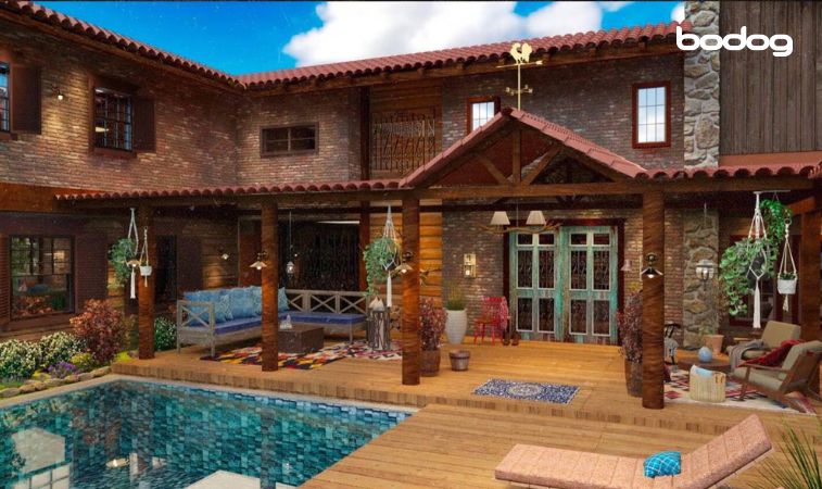 casa a fazenda Casa de A Fazenda em Itapecerica da Serra