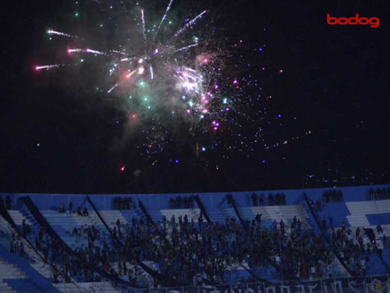 fuegos artificiales hinchada