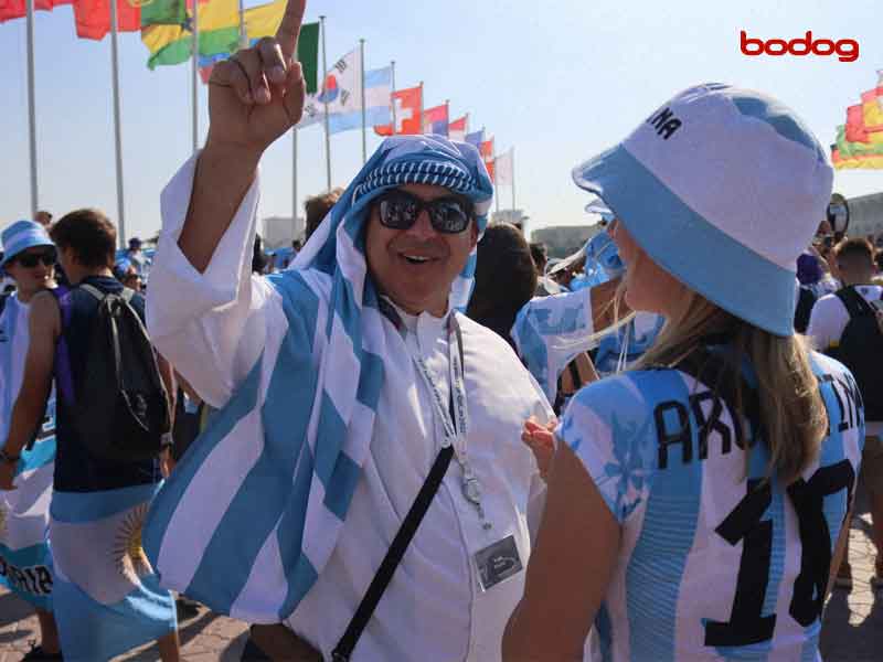 torcida argentina qatar