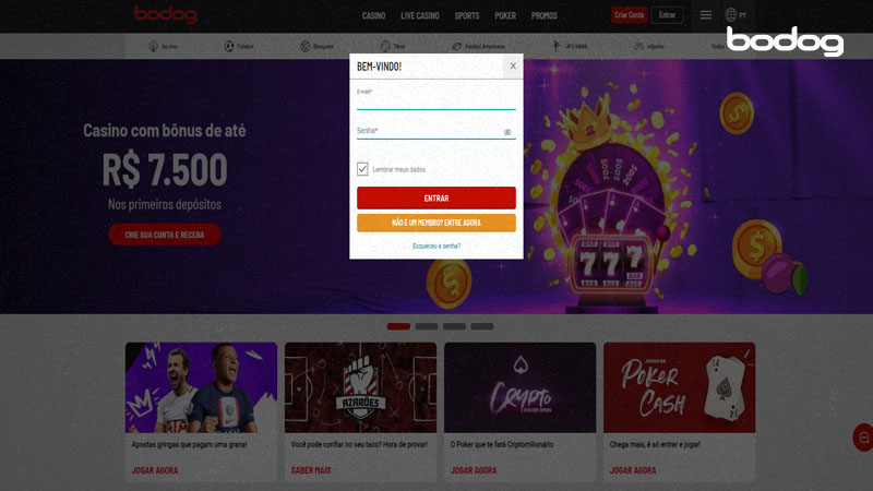 bodog cassino online