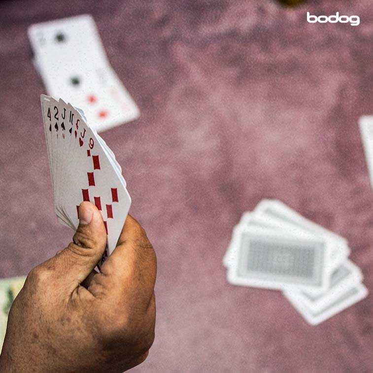 mão com sete cartas