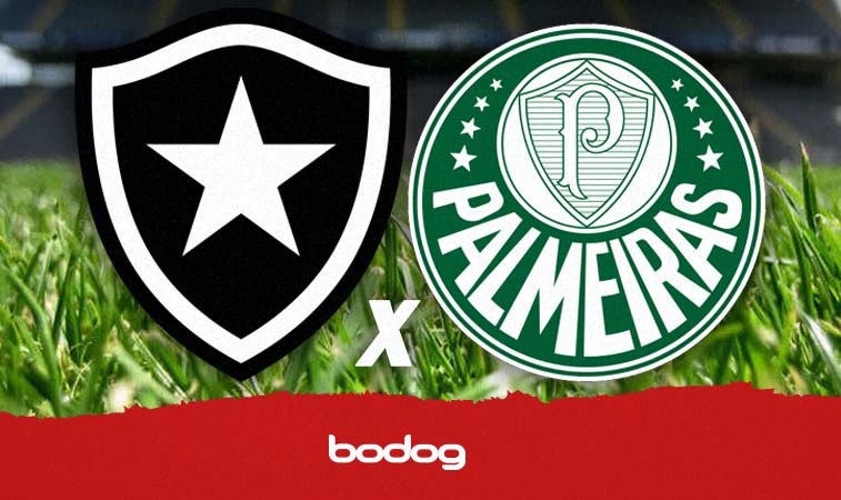 Botafogo x Palmeiras no Brasileirão