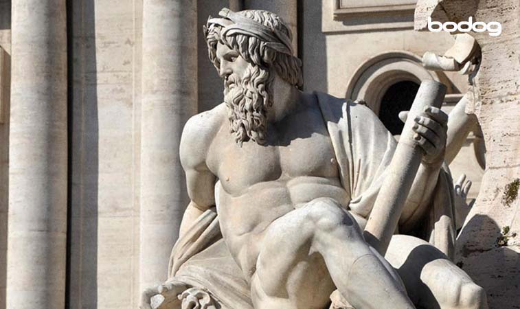 figura zeus slots Estatua de Zeus en la plaza Navona en Roma