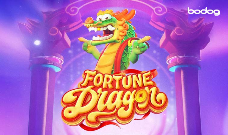 fortune dragon slot Gráfica de dragón con logo de Fortune Dragon