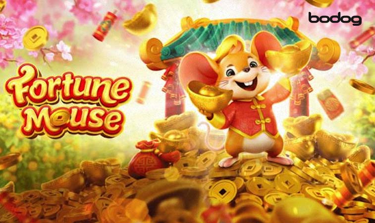fortune mouse slot Gráfica de ratón con logo de Fortune Mouse