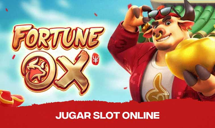 fortune ox slot Logo Fortune Ox con toro sosteniendo oro