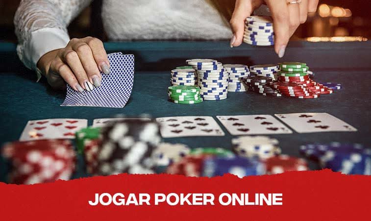 Jogador de poker aposta no river