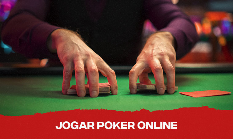 pessoa colocando cartas de um barulho em cima de uma mesa de poker