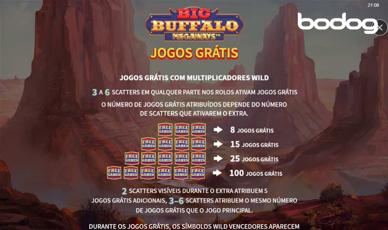 Big Buffalo Megaways multiplicadores